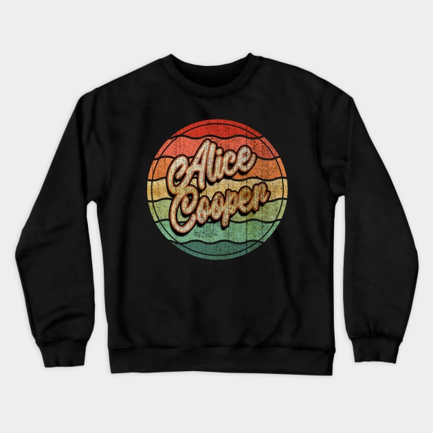 Retro Vintage Alice Cooper Crewneck Sweatshirt by Electric Tone